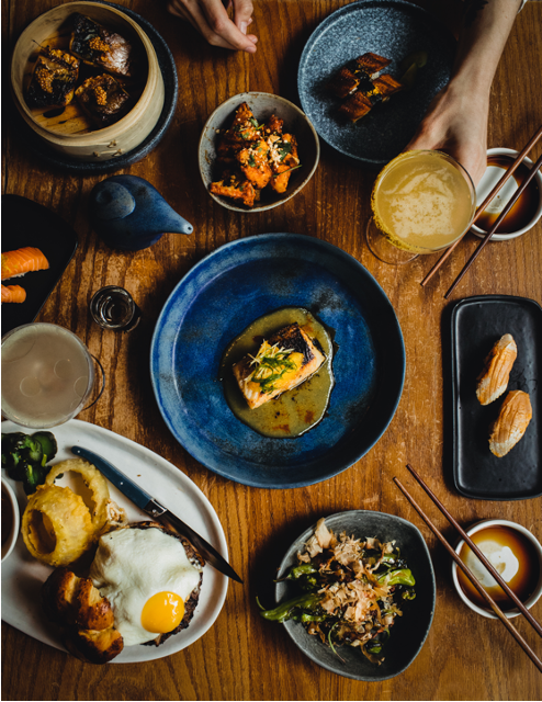 Food Table Spread